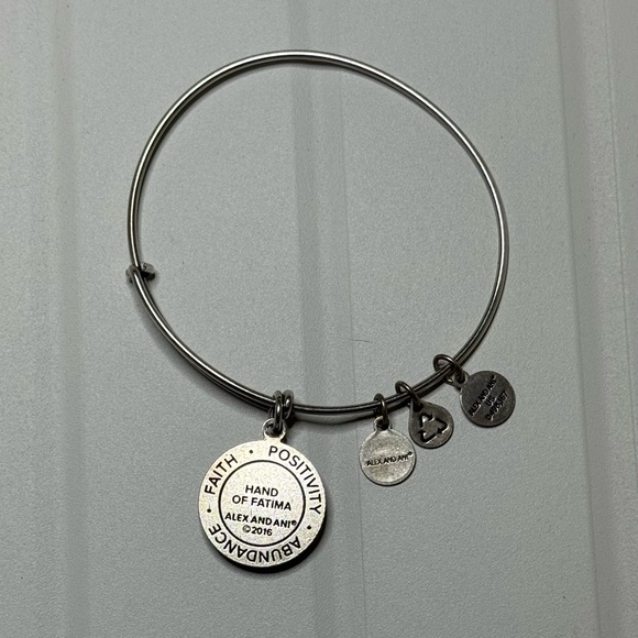 Alex and Ani - Silver Hand of Fatima Bangle - Picture 4 of 5